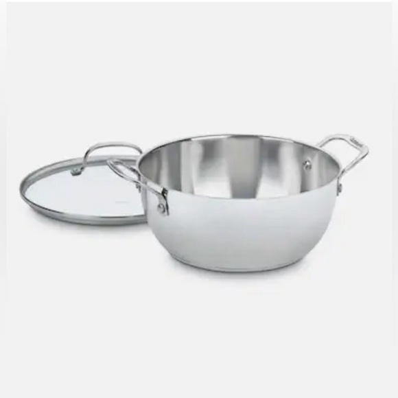 Cuisinart Other - Cuisinart,Stainless Cookware 5.5 Qt. Multi-Purpose Pot with Glass Cover